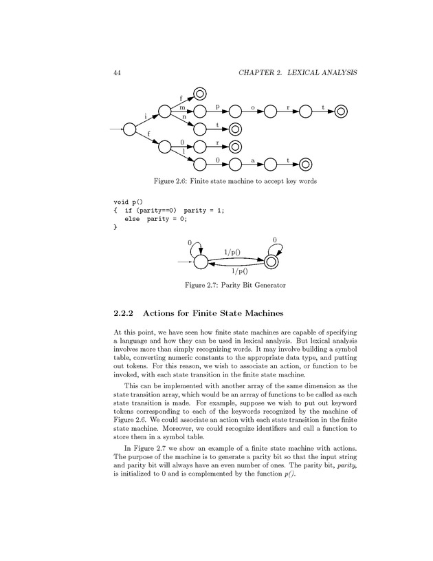 Compiler Design: Theory, Tools, and Examples - Page 44